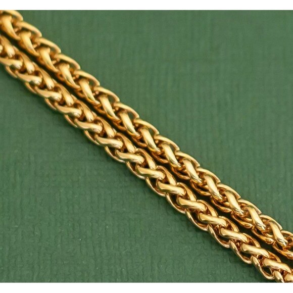 Vintage Simple Gold Tone Chain Necklace 36 Inches by Avon, K25 - Picture 1 of 4
